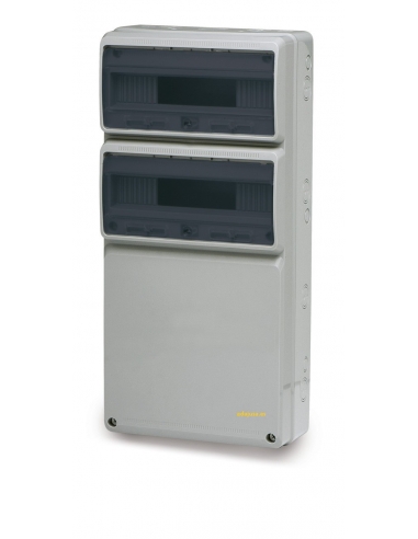 Distribution box 32 elements, surface mount adajusa.es