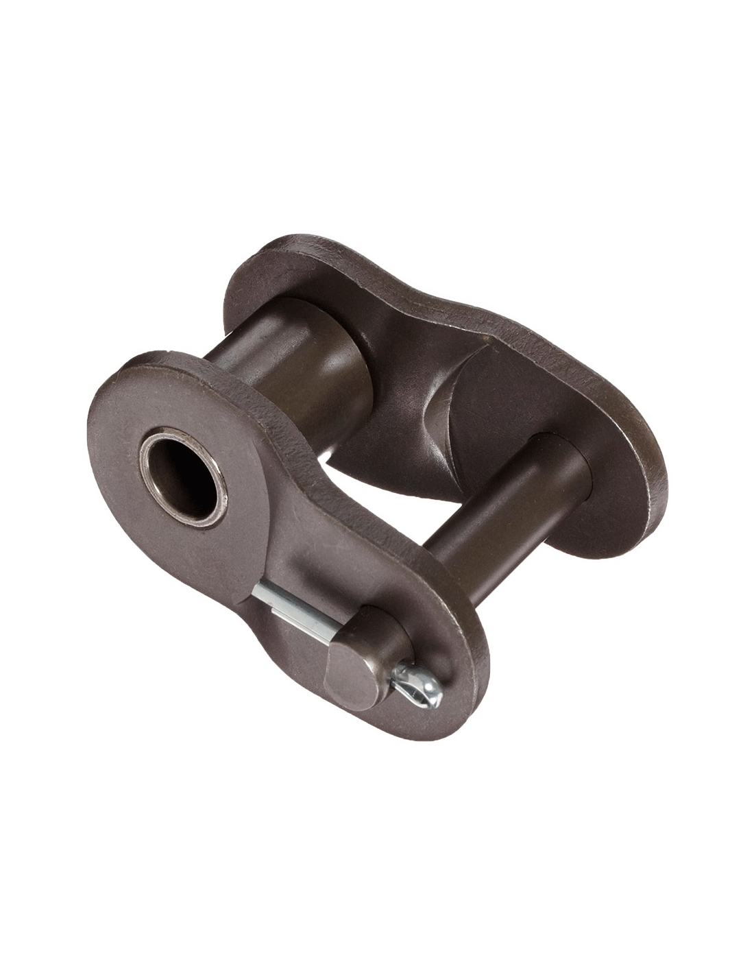 Pignone A Rullo 24 Denti Tipo B, Catena 25 Passo 1/4, Foro 20mm Acciaio C45 Ossido Nero, Chiavetta Con Viti