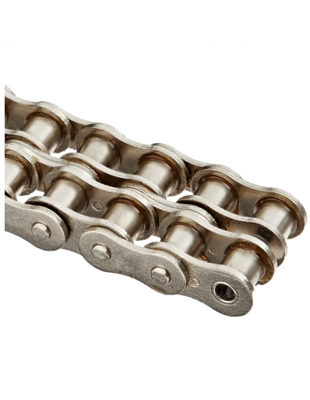 Catena a rulli doppio inox paso 9.525 3/8 06BSS-2 DIN 8187 - ADAJUSA