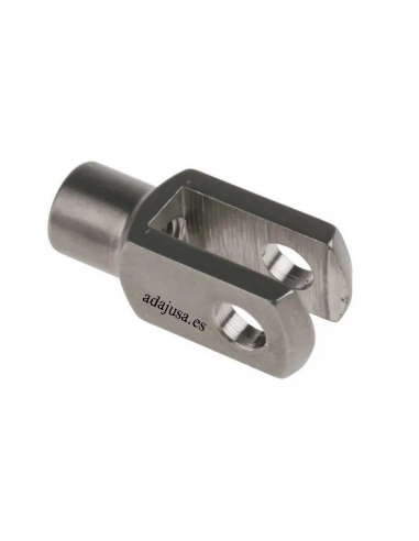 Forcella in acciaio inox femmina filettatura 4x8 M4x0,7 - ADAJUSA