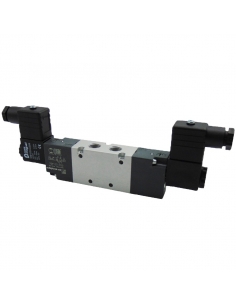 Solenoid valve 1/4 5/2 bistable 24 Vdc BASIC - Metal Work