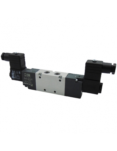 Elettrovalvola 1/8 5/2 bistabile con bobina 24Vca BASIC - MetalWork - ADAJUSA