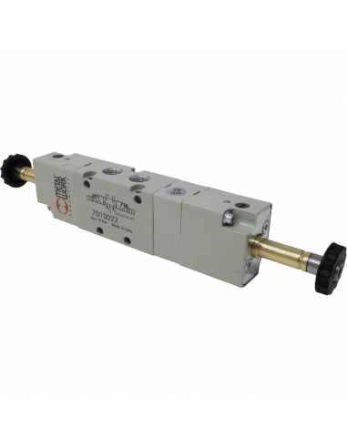 Elettrovalvola 1/8 Centri di pressione assistiti a 5 vie 3 posizioni - MetalWork - ADAJUSA
