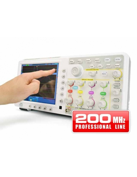Oscilloscopio Touch Screen 200MHz PROMAX / ADAJUSA