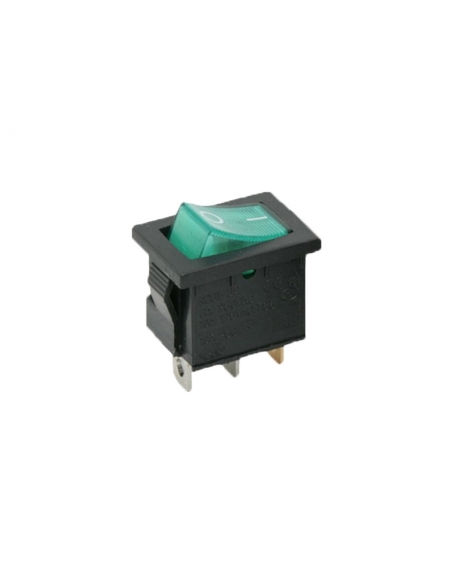 Interruttore luce verde 10A-250V Adajusa
