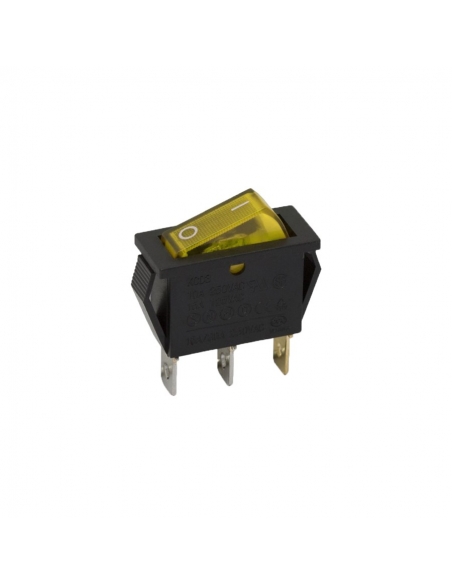 Yellow light switch 10A-250V Adajusa