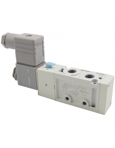 Solenoid valve 1/8 5-way monostable coil 230Vca - Mindman - ADAJUSA