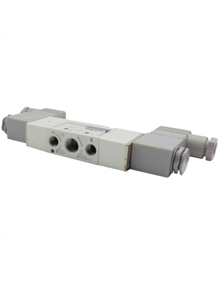 Elettrovalvola 1/4 5 vie bistabile 110Vac - Mindman S.220 - ADAJUSA