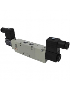 Solenoid valve 3/8 5/3 pressure centers 230 Vac - Metal Work - ADAJUSA