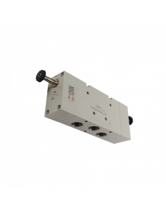 Solenoid valve 1/2 5 ways 3 positions assisted pressure centers - Metal Work - ADAJUSA
