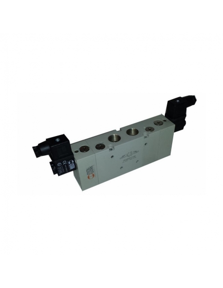elettrovalvola 1/2 5 vie 3 posizioni centri di pressione 110Vac 5W - MetalWork - ADAJUSA