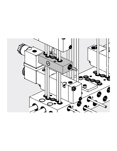 Kit di alimentazione separato 1/8 Serie 70 Lavori in metallo - ADAJUSA