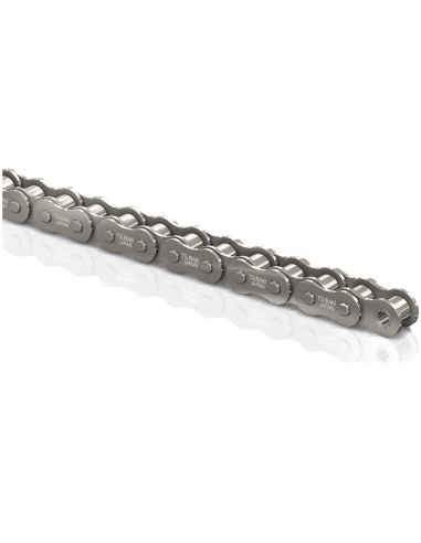 Simple stainless roller chain step 25.40 1 16BSS-1 DIN 8187 Tsubaki - ADAJUSA