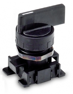 Selettore a camme lunghe nero 3 posizioni con ritorno Metal Work - ADAJUSA