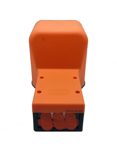 Pedale pneumatico 3/2 4 mm monostabile con protezione Lavorazione metallica - ADAJUSA