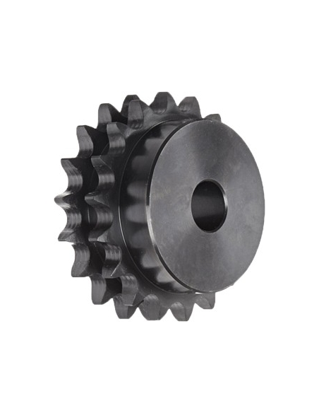 Pignoni doppi per catena a rulli 3/8 x 7/32 06B-2 DIN8187 - ISO R606 - ADAJUSA