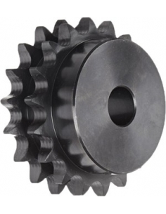 Pignoni doppi per catena a rulli 3/8 x 7/32 06B-2 DIN8187 - ISO R606 - ADAJUSA