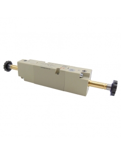 Pneumatic solenoid valve 5/2 bistable series 70 on base - Metal Work - ADAJUSA