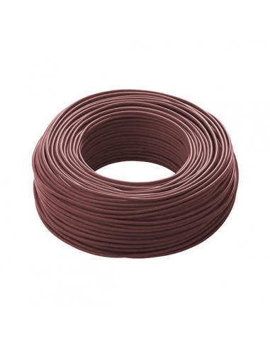 Flexible unipolar cable 0.5mm2 brown Adajusa