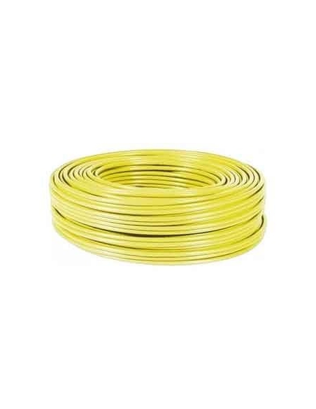Cavo 1 Polo flessibile 0,5 mm2 di colore giallo Adajusa