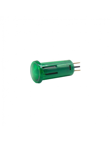 Luce di segnalazione verde 230 Vac 12mm