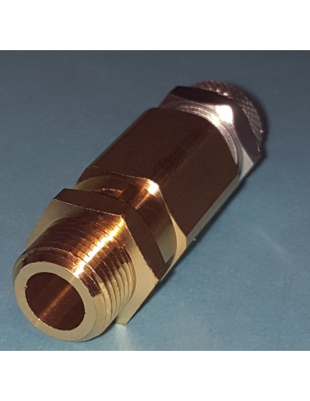 Adjustable 3/8 overpressure safety valve 0.5-5 - Metal Work - ADAJUSA