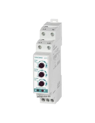 Voltage relay and lack/phase sequence UV1-400 Toscano / Adajusa