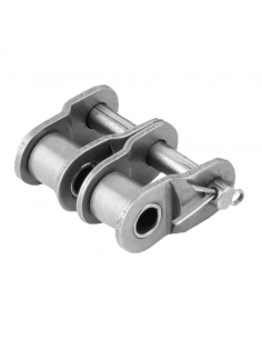 Gomito semplice in acciaio inox per catena a rulli ISO simple - ADAJUSA