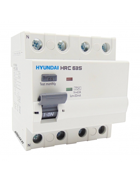 Differenziale 4 poli 25A 30mA classe A - Hyundai Electric