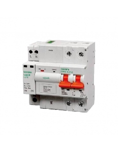 Transient and permanent surge protector plus undervoltage IGA 2x63A automatic rearmament Vigivolt toscano Adajusa