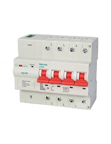 Protezione permanente da sovratensioni e sottotensione IGA 4x20A riarmo automatico Vigivolt toscano Adajusa