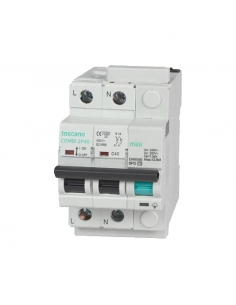 Compact transient and permanent surge protector + IGA 2x25A 10kA Vigivolt toscano Adajusa