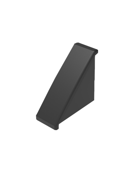 Tappo per staffa in alluminio per profilo 40x80 ADAJUSA