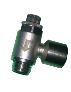 Regolatore di flusso unidirezionale regolabile 3/8