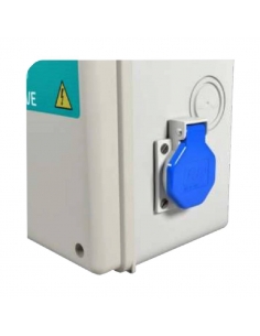 Control and protection panel ECO-VE-PRO single- single-phase 20A automatic reset and Schuko Toscano socket | ADAJUSA 2