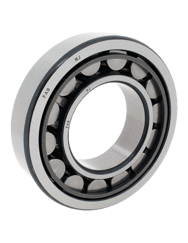 Cuscinetti a rulli cilindrici una corona con gabbia NJ-207-TVP2 35x72x17mm FAG - ADAJUSA
