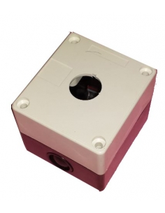 Caja botonera 1 elemento diámetro 22 plástico