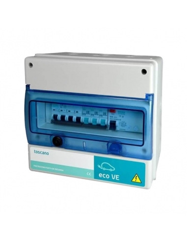 Three-phase ECO-VE-COMBI control panel and protection 63A Toscano ADAJUSA
