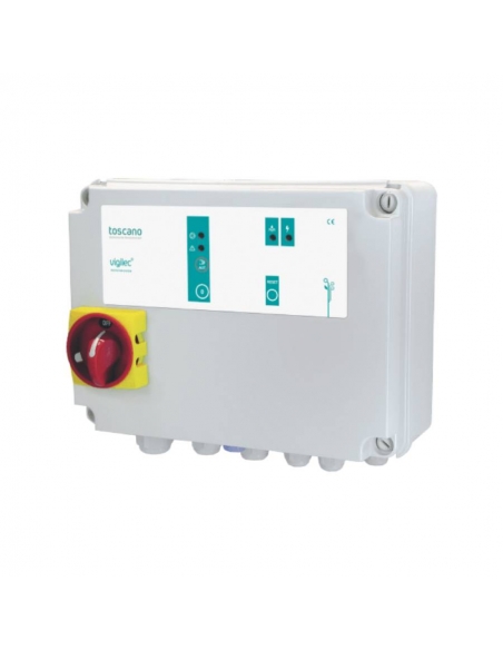Quadro di comando e protezione per 1 pompa monofase/trifase V1B TOSACNO | ADAJUSA