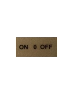Etichetta "ON-0-OFF"