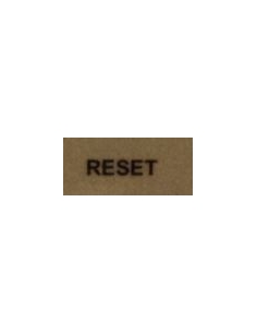Etichetta "RESET"