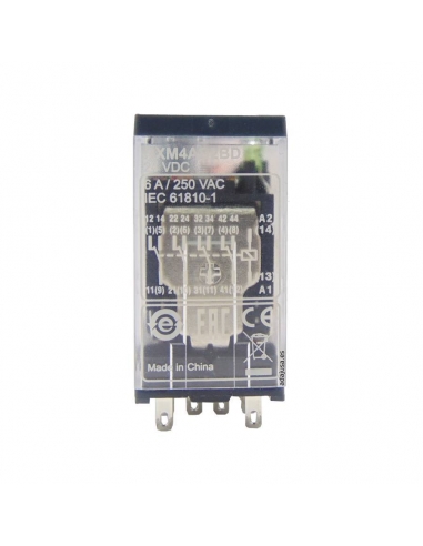 Relay 4 contacts, 6A 24Vac SCHNEIDER | ADAJUSA