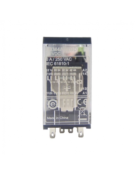 Relay 4 contacts, 6A 24Vac SCHNEIDER | ADAJUSA