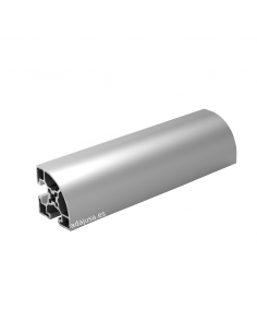 Aluminium profile 45x45 1 curved face