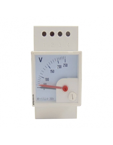 DEL voltmètre 0 V 100 V DC Tension Mètre Avec Montage/Fixation conique 