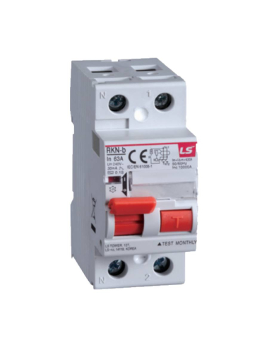 Differenziale 2 poli 40A 30mA 10kA - LS | Adajusa