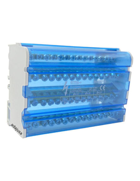 Distributore di connessione tetrapolare 15 uscite 100A Adajusa
