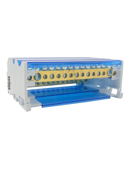 Four-pole connection distributor 15 outputs 100A Adajusa