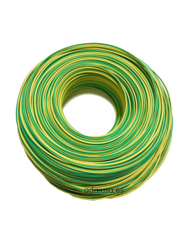 Roll of single-pole flexible cable 2.5 mm2 color ground 25m