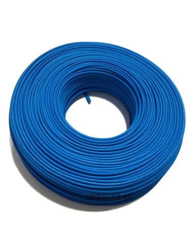 Roll of single-pole flexible cable 10 mm2 blue color 50m
